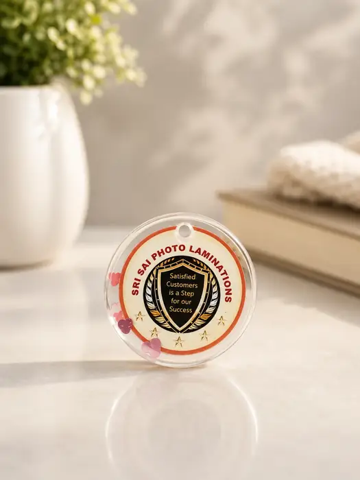 Personalized resin logo plaque
